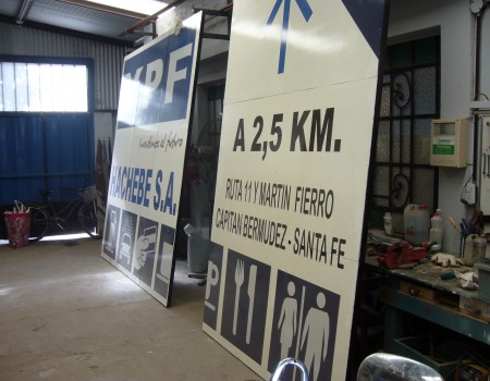 FABRICACION CARTEL RUTA