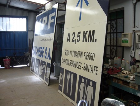 FABRICACION CARTEL RUTA